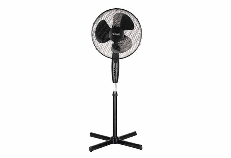 Ventilator cu picior, 3 trepte viteza, putere 40W, reglabil si rotativ
