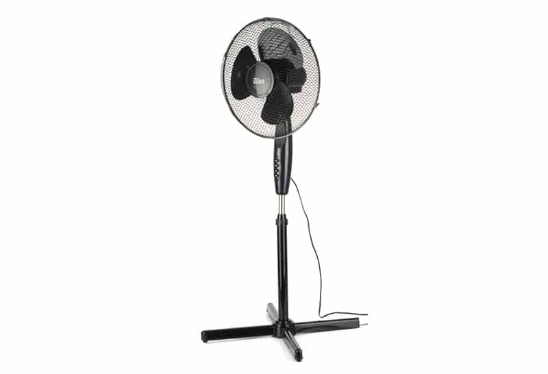 Ventilator cu picior, 3 trepte viteza, putere 40W, reglabil si rotativ