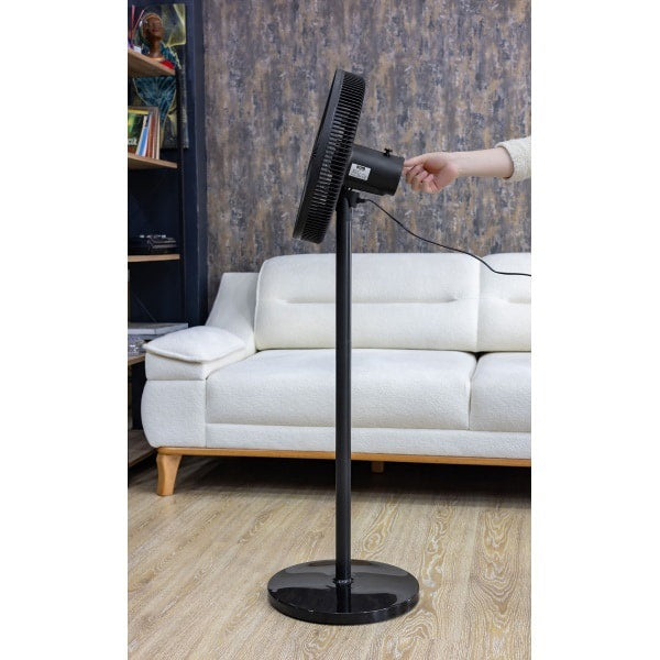 Ventilator cu picior, 3 viteze, putere 50W, diametru 41cm, inaltime reglabila
