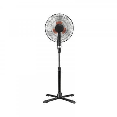 Ventilator cu picior 40 cm, 60 W, palete duble, inclinare reglabila, 3 viteze