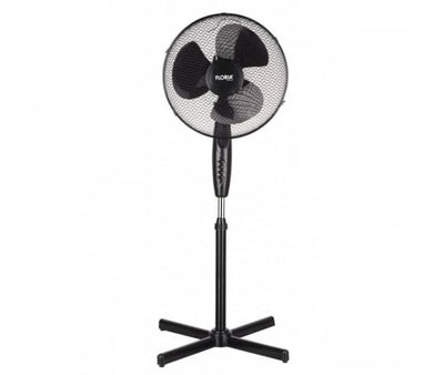 Ventilator cu picior 40 cm, motor silentios, 40 W, 3 viteze, oscilant 90°