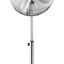Ventilator cu picior din inox, 50 W, 3 trepte viteza, oscilatie automata, inaltime reglabila