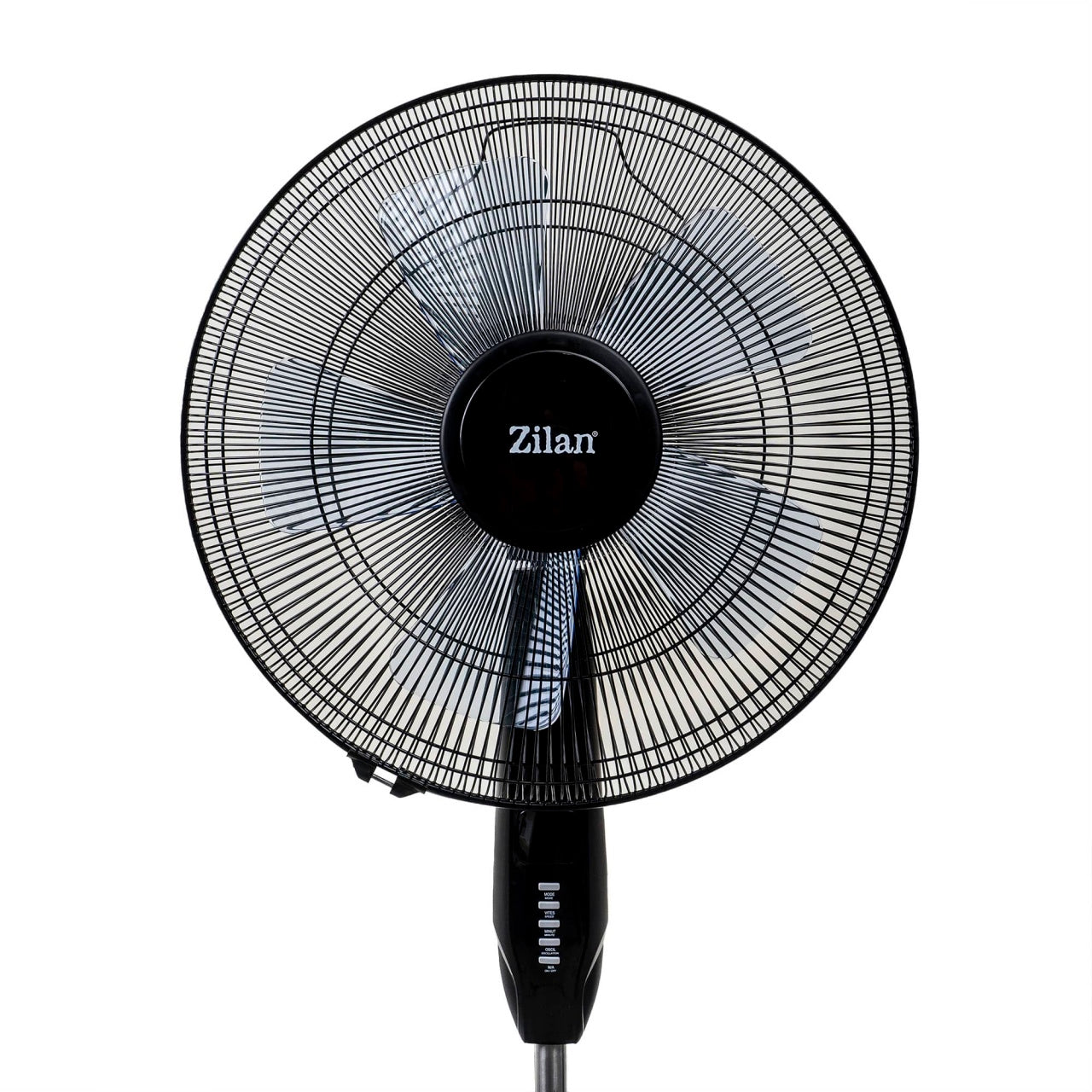 Ventilator cu picior reglabil 3 viteze 60W temporizator + Prelungitor 3m 3 prize