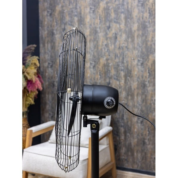 Ventilator cu picior sau pentru perete, 130W, diametru grilaj 68 cm, 3 viteze, fix sau oscilant