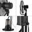 Ventilator cu pulverizare vapori apa, dimensiuni 125 x 40 x 40 cm, putere 75W, din plastic, cu trei trepte viteza, negru