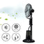 Ventilator cu pulverizare vapori apa, dimensiuni 125 x 40 x 40 cm, putere 75W, din plastic, cu trei trepte viteza, negru