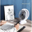 Ventilator de birou, portabil cu alimentare USB, functionare silentioasa, ajustare flexibila, cu 3 viteze, din ABS, alb
