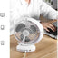 Ventilator de birou, portabil cu alimentare USB, functionare silentioasa, ajustare flexibila, cu 3 viteze, din ABS, alb