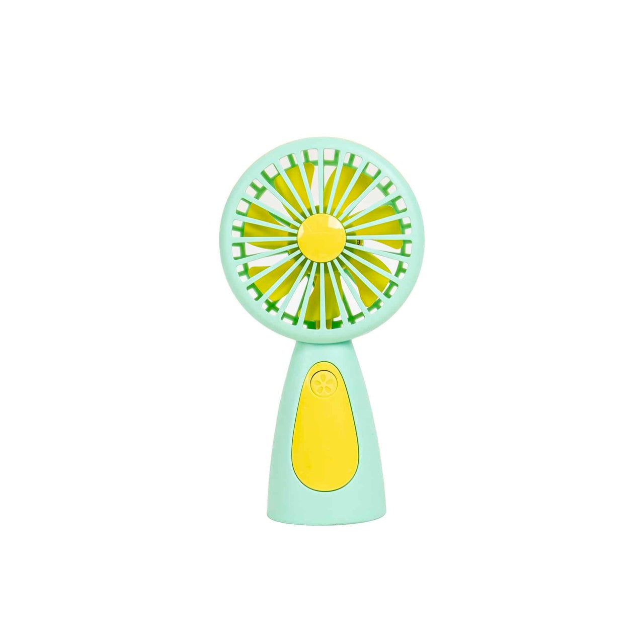 Ventilator de mana portabil USB, 3.7W, verde, dimensiuni compacte