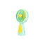 Ventilator de mana portabil USB, 3.7W, verde, dimensiuni compacte