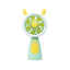 Ventilator de mana USB, 3.7W, 3 viteze, culoare verde, portabil