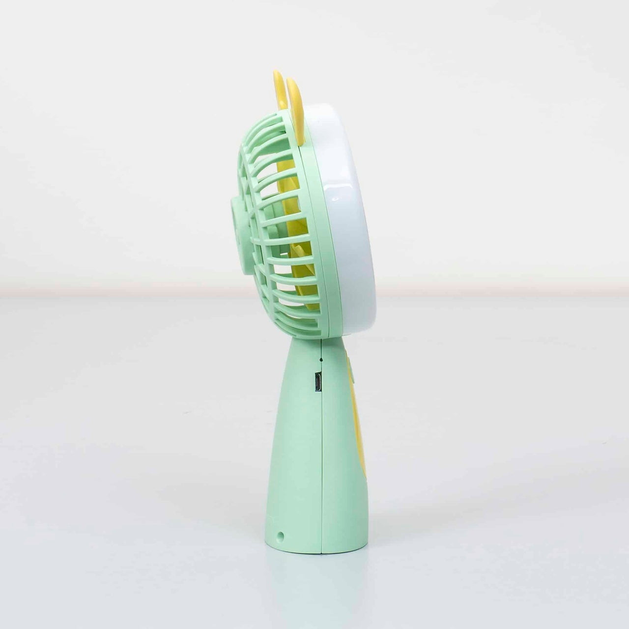 Ventilator de mana USB, 3.7W, 3 viteze, culoare verde, portabil