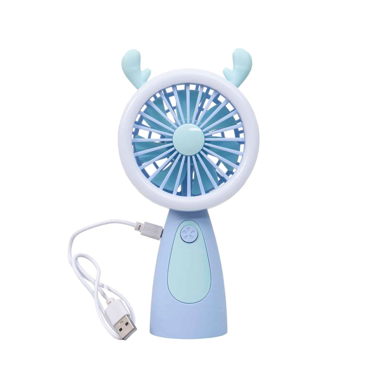 Ventilator de mana USB, 3.7W, 3 viteze, mov, portabil si usor de transportat