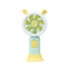 Ventilator de mana USB, 3.7W, 3 viteze, suport, verde, portabil