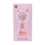 Ventilator de mana USB, 3.7W, 3 viteze, suport, verde, portabil