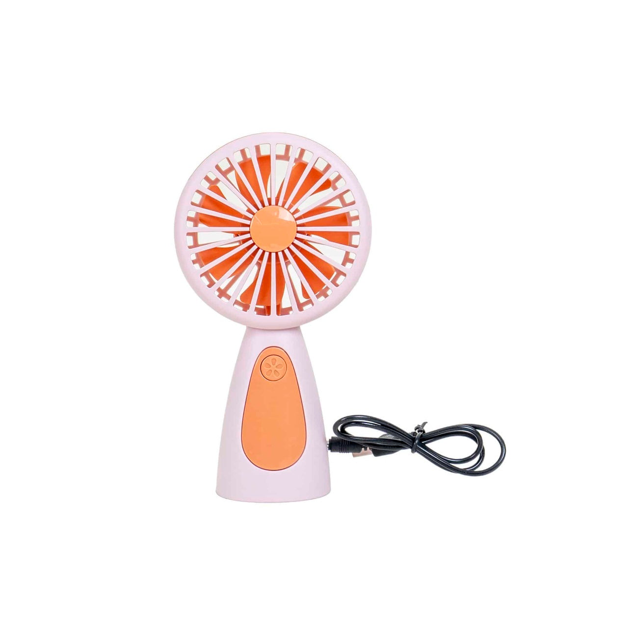 Ventilator de mana USB, 3.7W, portabil, culoare roz