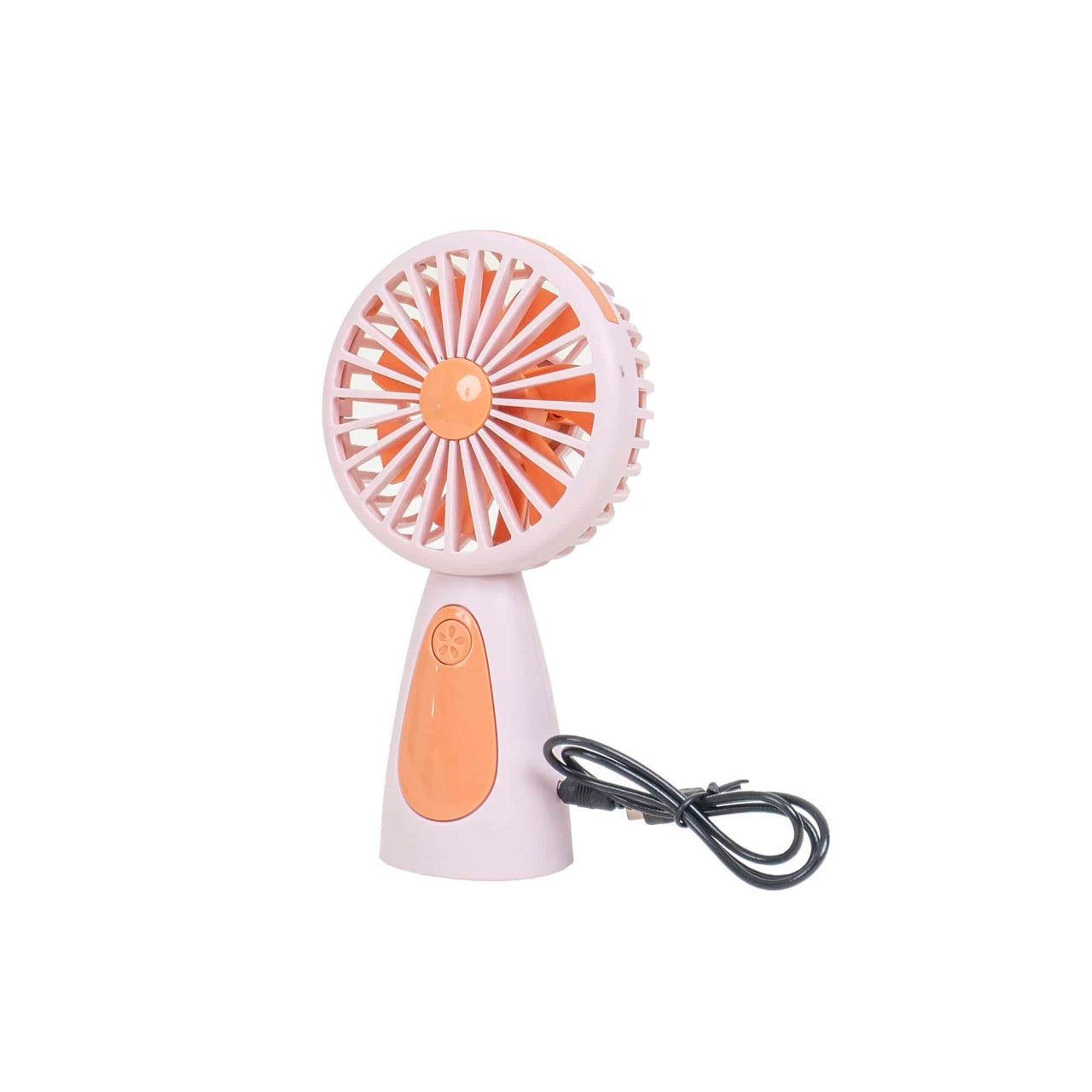 Ventilator de mana USB, 3.7W, portabil, culoare roz