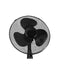 Ventilator de podea, cu 3 viteze, cu inaltime reglabila, orientare ajustabila, alimentare la retea, din metal si plastic, negru
