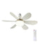 Ventilator de tavan cu LED, control de la distanta, cu telecomanda, 52cm