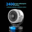 Ventilator electric de masa, cu 3 intensitati de lumina, cu picior, din ABS, incarcare USB, oscilant, 3 trepte de viteza, alb