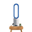 Ventilator electric, fara pale, cu 8 trepte de viteza, telecomanda, dimensiuni 58x14.5 cm, alb