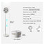 Ventilator portabil, ajustabil, incarcare USB, cu 4 viteze, inaltime reglabila 9,5cm- 102cm, din metal si plastic, ultra silentios, alb