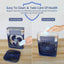 Ventilator portabil, cu rezervor de apa de 600 ml, cu vapori de apa, ventilatie, umidificator, purificator, albastru