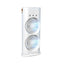 Ventilator portabil de birou cu umidificare prin pulverizare si telecomanda, multifunctional, ecologic, racire eficienta, din plastic, alb