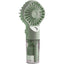 Ventilator portabil de mana, cu vapori de apa, 4 trepte de viteza, ideal pentru calatorii, din plastic, verde