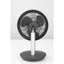 Ventilator portabil reincarcabil, 5W, 18 cm, 4 viteze, oscilatie verticala 90°