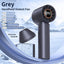 Ventilator portabil turbo fara elice, silentios, afisaj LED, incarcare Tip C
