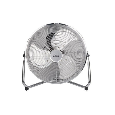 Ventilator rotund de podea, 3 viteze, putere 50W, diametru 36cm, inox