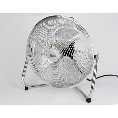 Ventilator rotund de podea, 3 viteze, putere 50W, diametru 36cm, inox