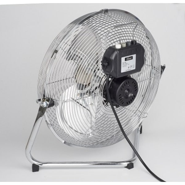 Ventilator rotund de podea, 3 viteze, putere 50W, diametru 36cm, inox