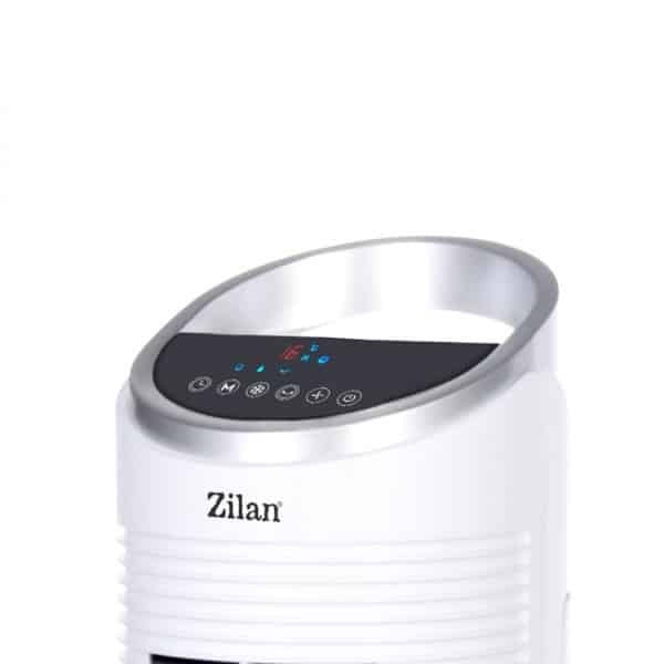 Ventilator tip turn 60W cu WIFI, 3 viteze, oscilatie, timer si recipient apa 2L, alb