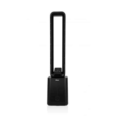 Ventilator turn negru, 12 trepte viteza, putere 50W, timer 15h, touch si telecomanda