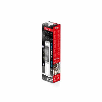 Ventilator turn silentios cu 3 trepte viteza, timer 12h si capacitate apa 3L, 60W