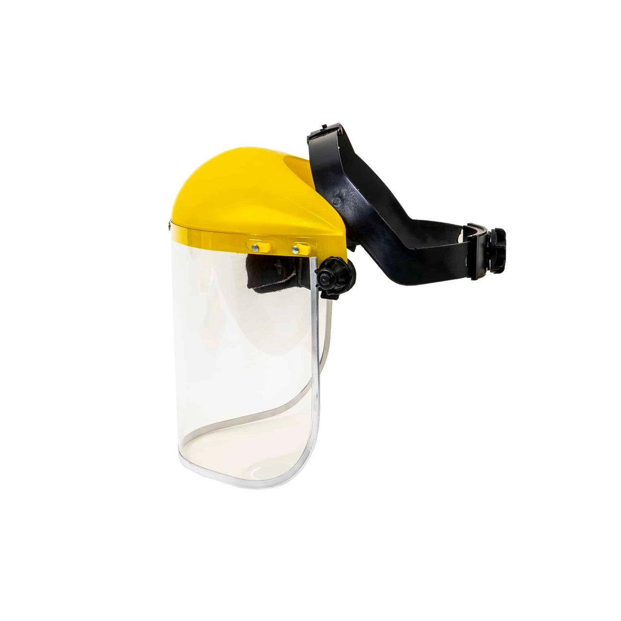 Viziera protectie fata cu lentila PVC si rama aluminiu, camp vizual 39x19.5 cm