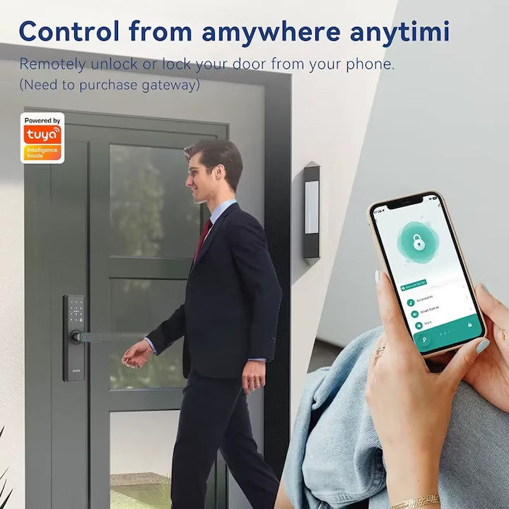 Yala Smart Biometrica, cu amprenta, Parola, Card si Control prin Aplicatie