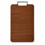 Tocator din lemn maro 36x24x2.3 cm cu maner si picioare antiderapante